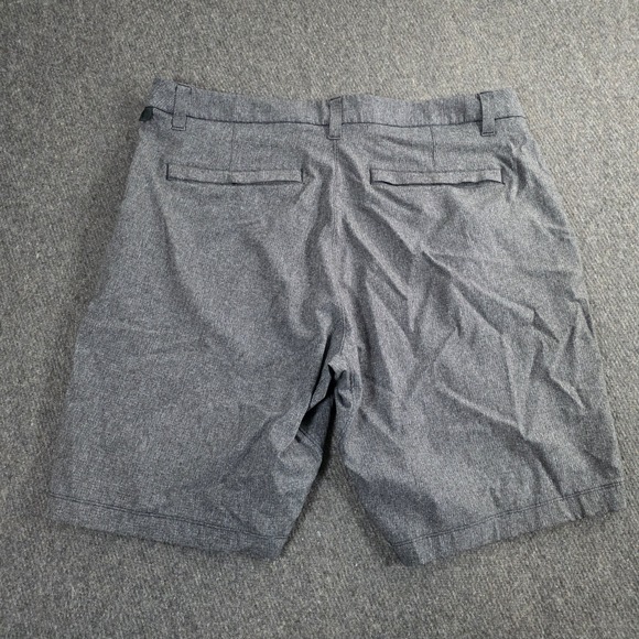 Lululemon Commission Mens Size 34 Short Stretch Heathered Grey Warpstreme Fabric - Picture 4 of 7